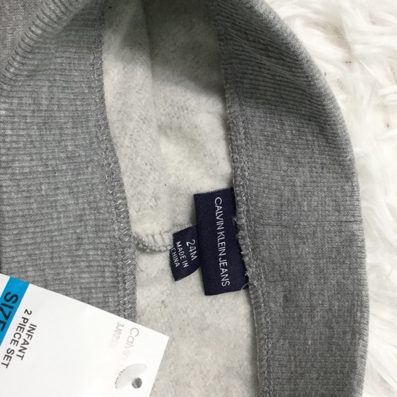 Calvin Klein-2 pc. Logo Hoodie & Pants Set. - Picture 11 of 12